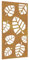 vidaXL Décoration Murale Jardin 105x55 cm Acier corten Design Feuille, décoration Murale extérieure, Art Mural de Jardin, décoration Murale en métal