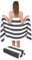 Betz 2 Stück Saunatuch Saunatücher Set Badetuch 100% Baumwolle Berlin Größe 70x180 cm XXL Sauna Handtuch Weich Groß Streifen Farbe weiß - Graphit