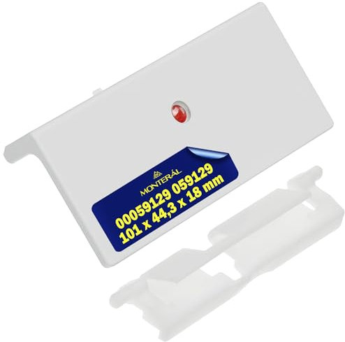 MONTERAL Griff für Gefrierschrank im Kühlschränke 100 x 44 x 18 mm und Feder mit dem Originalcode 00059129 059129 für Bosch - Garantie 10 Jahre