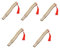 Supvox 5St Klauenhammer-Hammerstiel Hammer holzgriff Holzhammergriff Holzgriff für Handwerkzeug Zubehör für Holzhammer Hammerstiel aus Holz draussen Aoka-Holz handhaben Komponente Lack