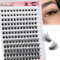 Veleasha Wimpern Extensions 144PCS Individuelle Wimpern 8-16MIX D Curl Büschel Wimpern Flauschige Büschel Wimpern Extensions Falsche Wimpern DIY Wimpernverlängerung zu Hause(D-MIX,8-16mm)