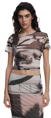 Desigual Damen 25swtk99 T-Shirt (1er Pack)