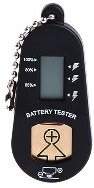 WESLNN Universal-Hörgerätebatterien-Checker-Tester, Digitale Messgeräte, elektrische LCD-Bildschirme, Zink-Luft-Batterien, Knopfbatterie