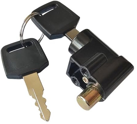 rockible Electric Car Battery Box Lock Battery Cylinder Lock with 2 Keys Multiuse Anti-theft Lock for E Bike Electrombile Supplies