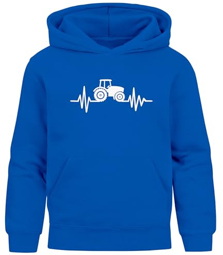 SpecialMe® Kinder Hoodie Jungen Traktor Trekker Aufdruck Print Jungengeschenke