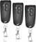 Wvoillty 433,92 MHz Telecommande Porte Garage, 2 Boutons Telecommande Portail, Compatible Avec Ecostar RSC2, RSE2 Telecommande, Compatible Avec Liftronic 500, 700, 800 Porte de Garage(3 Piece)