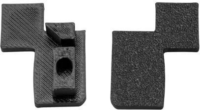 tktrading24 T-40 LED Alu Fliesen Treppenprofil 10mm schwarz -1x Endkappe rechts