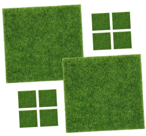 Toyvian 10stücke Kunstrasenmatte Für Outdoor Und Indoor Dekoration Simulationsgrasmatte Lebensechte Grasmatte Für Landschaftsgestaltung Emuliertes Gras Für Kleine Gärten Und Kunstprojekte