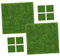 Toyvian 10 Stück Kunstmoos Kunstrasen Gartenklammern Dichtungssatz Kunstrasenquadrate Kunstrasenwand Outdoor Teppich Fußmatte Diorama Gras Rasenteppich Gras Rasenband PVC Grün