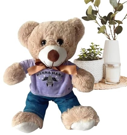 CGACCSD Teddybär | Dekoration für Haus, süßer Bär – aus dekorativem Plüsch mit Stoff | für Geburtstag, Partys, Auto, Schlafzimmer, Sofa, Wohnzimmer, Büro, Reise Schlafzimmer