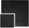 EYEPOWER 4er Set 1cm Bodenschutzmatten 63x63 - Fitness Bodenmatte 1,6qm - Schutzmatte mit Rand