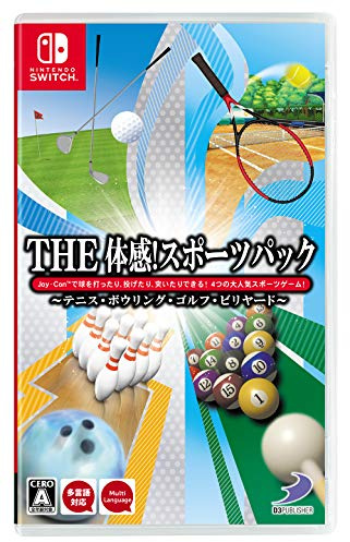 D3 Publisher THE Taikan ! Sports Pack: Tennis, Bowling, Golf, Billiard NINTENDO SWITCH REGION FREE JAPANESE VERSION [video game]