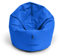BuBiBag XXL Sitzsack, Riesensitzsack für Erwachsene - XXL Sitzsäcke, Sitzkissen oder Gaming Sitzsack, geliefert mit Füllung (145 cm Durchmesser, Blau)