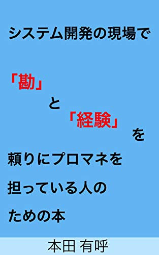 system kaihatsu no genba de kan to keiken wo tayorini puromane wo ninatteiru hitonotamenohon (Japanese Edition)