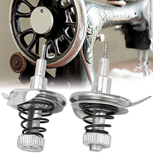 Cikonielf 2Pcs Gewindespannung Ersatz Gewindespannungsregler Nähmaschinenbaugruppe Nähwerkzeuge Teil für Trittart Antike Haushalts nähmaschine