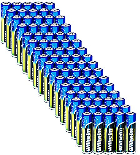 Wilhelm AAA Batterien Mikro Alkaline Universal LR03 1,5V – 80 Stück