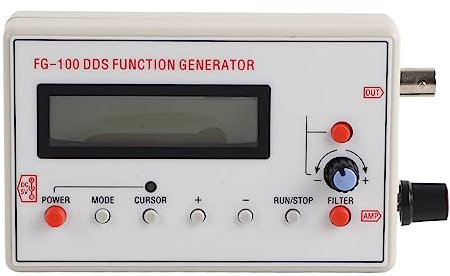 Walfront FG ‑ 100 Generador de Funciones DDS Generador de Señal Fuente de Señal Generador Medidor Frecuencia de Onda Sinusoidal Contador 1Hz ~ 500kHz