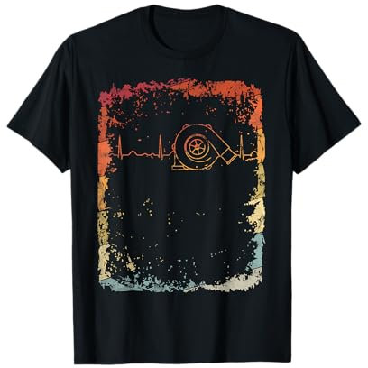 Turbolader Herzschlag Turbo Autoliebhaber KFZ Vinatge T-Shirt