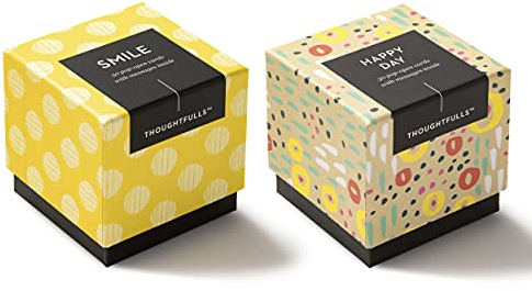 Compendium ThoughtFulls Pop-Open-Karten, 2er-Pack: Smile, Happy Day, 60 Pop-Open-Karten, jede mit einer anderen Botschaft