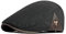 Adantico Unisex Schirmmütze Herren Schiebermütze Damen Kappe für Herbst und Winter (Schwarz)