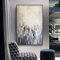 XIAONI Handgemalte Acrylbilder Abstrakt,Nordic Abstract Extra Large Wall Art Stripes Cool Paintings Handgemaltes Rahmenloses Strukturiertes Kunstwerk Wohnkultur Für Wohnzimmer Flur,30X50Cm(12X20Inch)