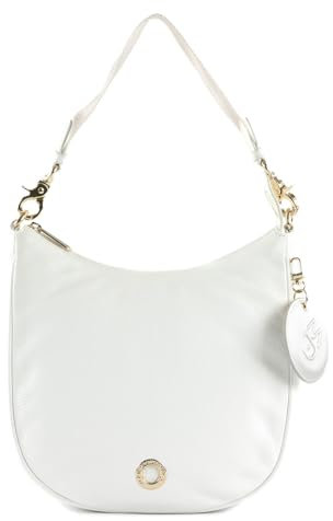 Mandarina Duck Damen Mellow Leather Schultertasche, Optical White