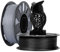 Creality Ender PLA Filament, 1,75mm PLA 3D Drucker Filament, Maßgenauigkeit +/- 0.03mm, passend für die meisten FDM Drucker (Grau & Schwarz 2-Pack)