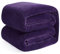 EHEYCIGA Kuscheldecke flauschig, weiche warme Fleecedecke 230x270 als Decke Sofa, Wohndecke oder Couchdecke überwurf, Violett