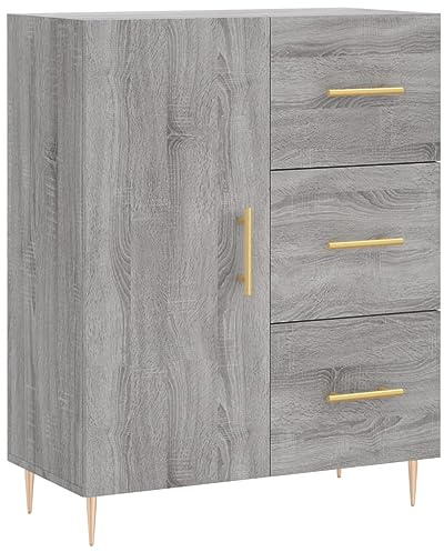 vidaXL Sideboard Grau Sonoma 69,5x34x90 cm Holzwerkstoff