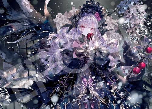 EPOCH 500 Piece Jigsaw Puzzle Illustration/Art Fantasy Art/Oncat, Night Wizard (15 x 20.9 inches (38 x 53 cm), 07-460s with glue and spatula, with point tickets