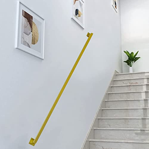 Treppenhandlauf Treppengeländer Metallschmiedeeisen Moderne Handläufe für Treppen Innenhandlauf für Treppen Wandmontiertes Treppengeländer mit Wandhalterungen Treppengeländer (Größe: 9,2 Fuß) (4 Fuß)