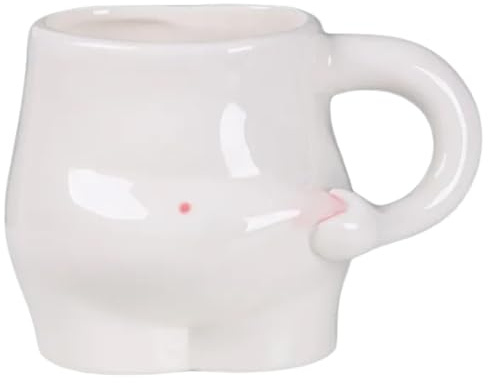 Tasses à café tendance en forme de ventre - Prise en main confortable - Tasse à café unique adaptée à toutes les occasions