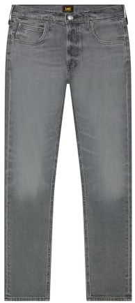 Lee Hombre Luke Jeans, New Grey, 34W / 32L