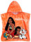 Disney Badeponcho Mädchen | Vaiana Badeponcho Kinder | Kapuzenhandtuch Kinder | Moana Badetuch | Strandtuch | One Size | Orange