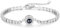LoLaTide Photo Bracelet Personalised Picture Bracelet for Women Silver/Gold/Rose Gold Photo Projection Bracelet Memory Gift for Birthday Christmas Valentine's Day (silver)