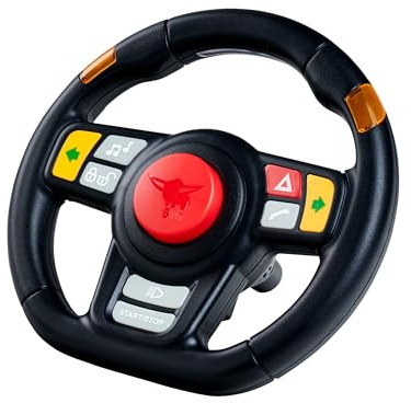 Big Sound Lenkrad – mit Licht & 8 realistischen Sounds – Zubehör für Big Bobby Car & Big Traktoren (ab 2010), inkl. Batterien, für Kinder ab 12 Monaten