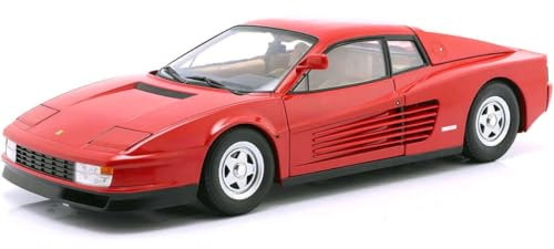 KK-Scale KKDC120204 - Ferrar. Testarossa Monospecchio Red 1984 with Opening Doors Hood and Headlights - maßstab 1/12 - Modellauto