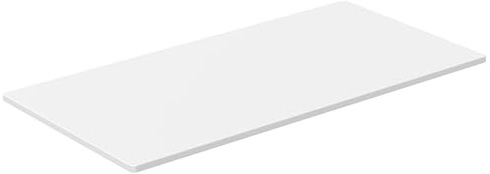 Cooleben 140x70cm Ganzes Tischplatte - Nachhaltiges Holz mit Melaminbeschichtung, 25mm Dicke Weiße Schreibtischplatte für DIY-Möbel, Esstisch, Werkbank - Stoßfeste ABS-Kante,(Weiß, 140cmX70cm)