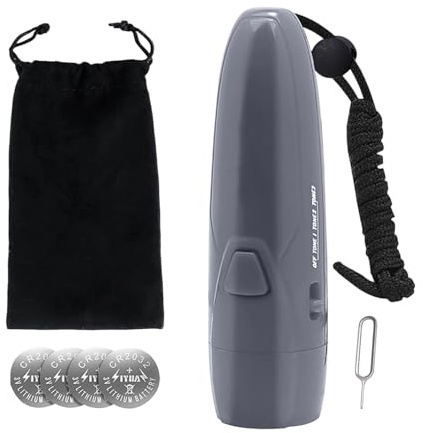 Horn – 125 dB elektrisches Sicherheitsgerät, lautes Tierabwehrmittel für Outdoor-Abenteuer, ideal für Wanderer, Hundebesitzer, Camping, Wandern, Bergsteigen, Wildtierschutz in der Nation
