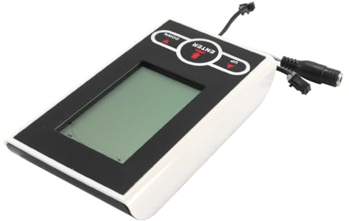 Ticha Computer da bici LCD con tachimetro e contachilometri per ciclismo indoor, attrezzatura per fitness e allenamento, con cardiofrequenzimetro, colore bianco