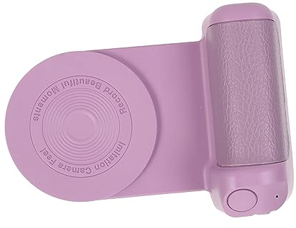 Yanmis Maniglia Magnetica per Fotocamera, Staffa Bluetooth, Otturatore Remoto Wireless per Smartphone, Supporto per Treppiede per Telefono Anti-vibrazione con Impugnatura, Supporto per Selfie (con