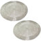 Prisha India Craft Set of 6 Silber Perlen rund Ethnic Tisch-Sets/Platzsets – Großer Untersetzer perfekt für Dinner Tisch (Dia – 30,5 cm) Weihnachten Geschenk