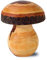 Waldfabrik Black Forest Gedrechselte Pilze aus Zierholz, ideal als Geschenkidee, Größen wählbar (Höhe 7.5 cm)