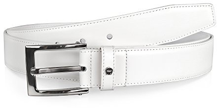Unbekannt Eleganter Glattleder Herrengürtel von Aigner (90, 0028 White)