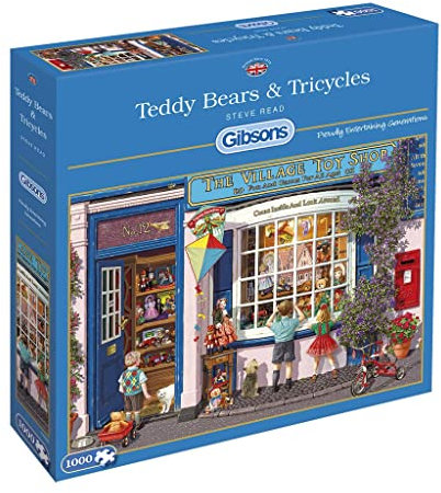 Gibsons Teddy Bears & Tricycles Jigsaw Puzzle, 1000 piece