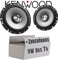Lautsprecher Boxen Kenwood KFC-S1756-16,5cm Koax Auto Einbauzubehör - Einbauset passend für VW Bus T5 Front - justSOUND