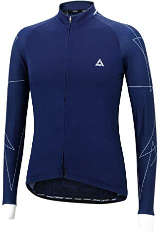 Airtracks Herren Funktions Fahrradtrikot Langarm Pro Line - Radtrikot - Fahrradshirt Langarm - Radshirt - Atmungsaktiv UV Schutz Schnelltrocknend