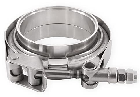 Mishimoto MMCLAMP-VS-15 Stainless Steel V-Band Clamp, 1.5 (38.1mm), Silver