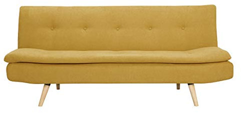 Miliboo Schlafsofa skandinavisches Design 3 Plätze Gelb Senso