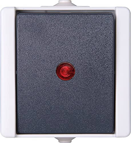 Kopp ProAQA 541656003 Lot de 5 interrupteurs de contrôle Gris